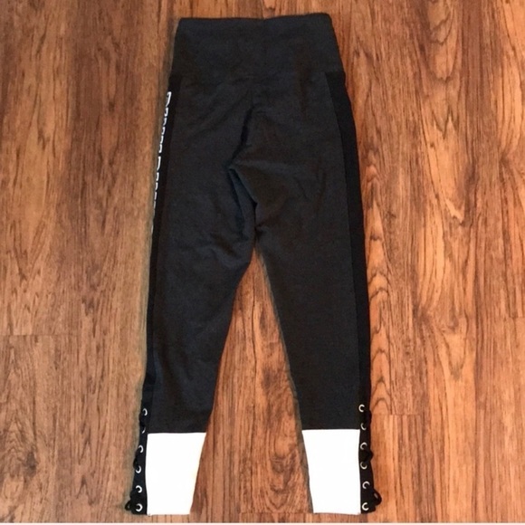 VS PINK Cotton High Waist Ankle Lace-Up Leggings - Picture 5 of 8